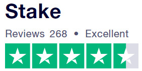Stake Great Bitcoin Casino and Sportsbook on Trustpilot.com over 160 votes
